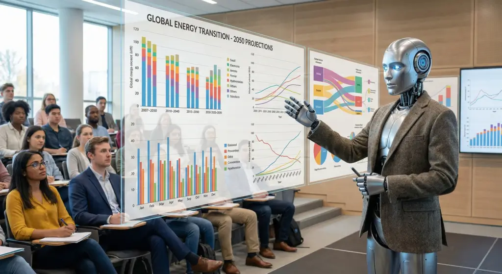 Untitled-20260303-175351-0392-1024x559 AI presenting data and analytics to a group, representing AI blogging insights, strategy, and data-driven decision making