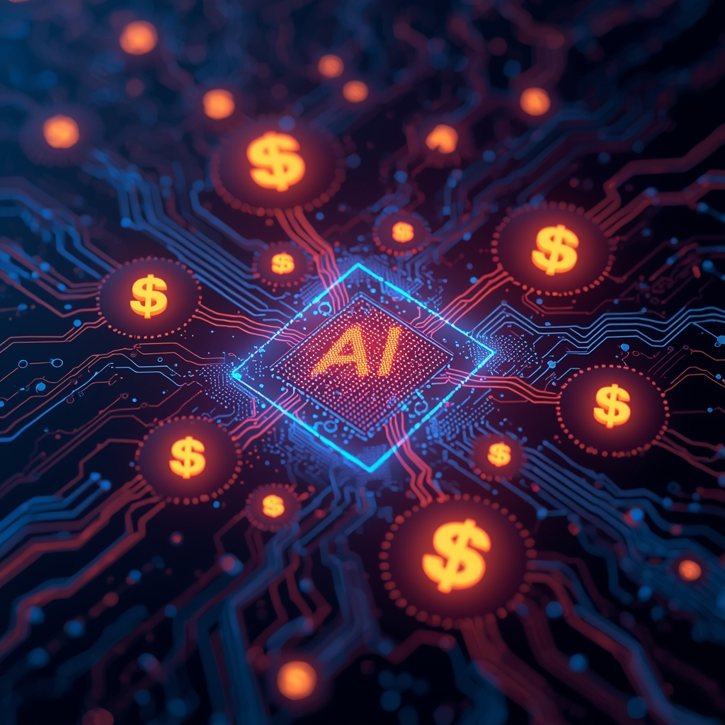 lucid-origin-abstract-visualization-of-AI-costs-glowing-dollar-symbols-merging-with-digital-c-3-2