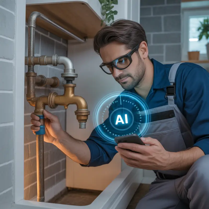 - . -plumber-fixing-pipes-while-using-smartphone-with-ai-assistant-interface-glowing- ideogram-v3.0-plumber-fixing-pipes-while-using-smartphone-with-AI-assistant-interface-glowing-2