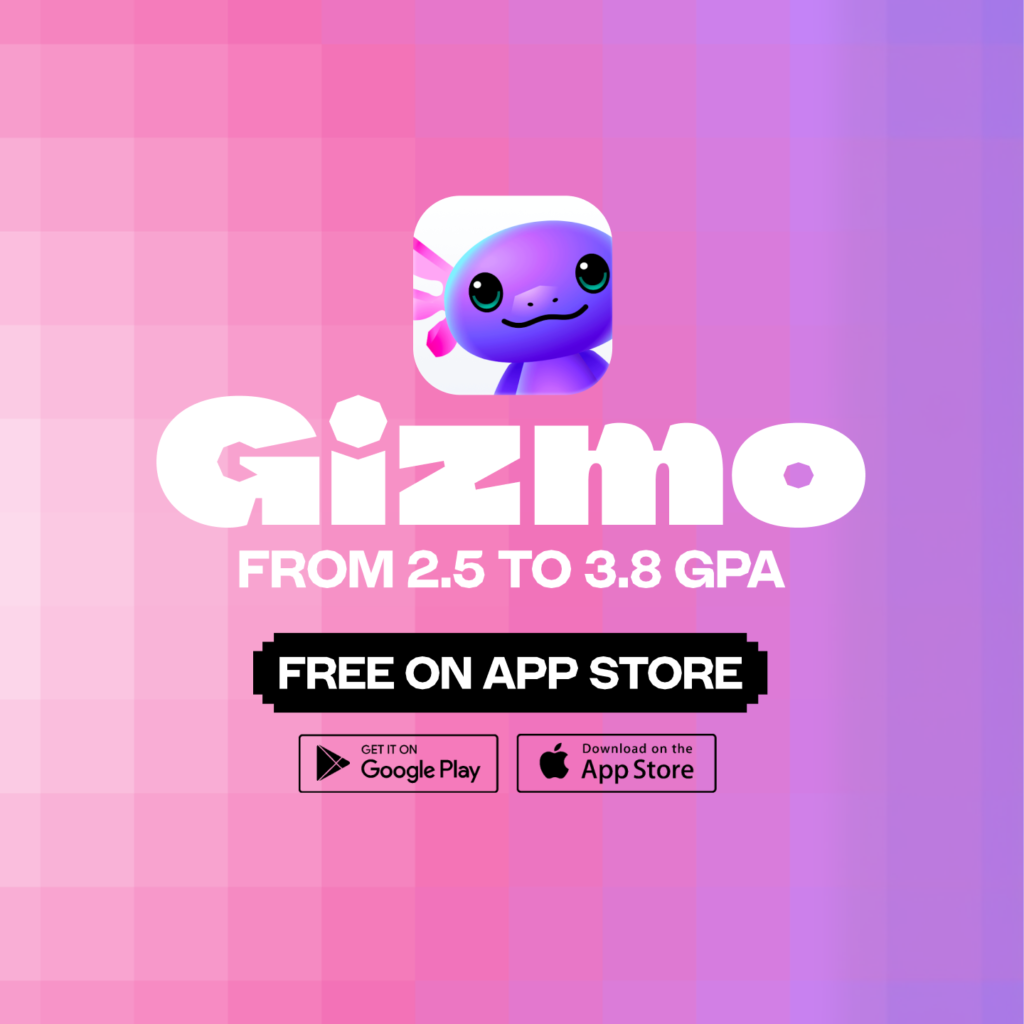 Gizmo AI study app download promo for students