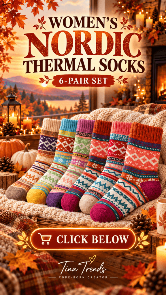 Cozy Nordic Thermal Socks Autumn Ad